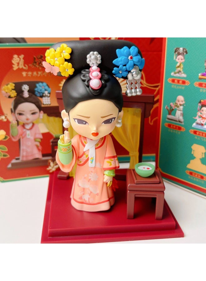 [93% Positive Rating] Authentic Zhen Huan Series Blind Box Trendy Toy Hand-Made Office Ornaments Trendy Toy